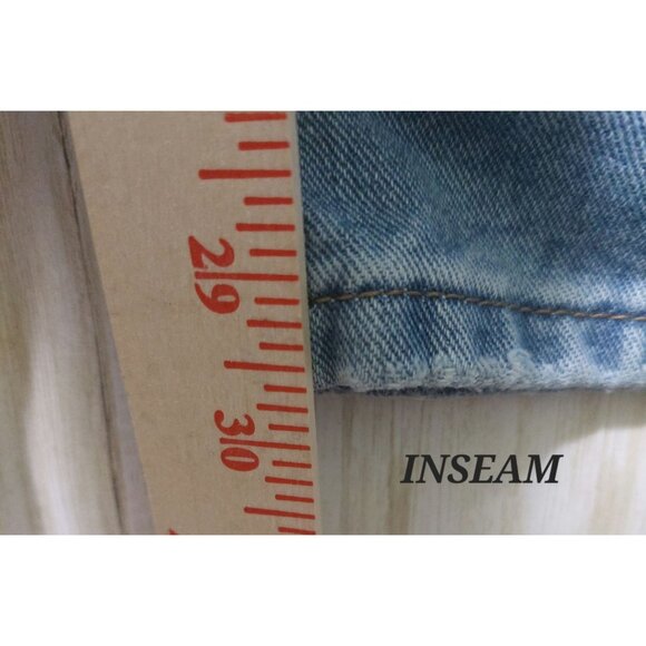 Commense Women's Vintage Denim High-Waisted Wide-Leg Jeans Size XL 33" Waist - Picture 10 of 10